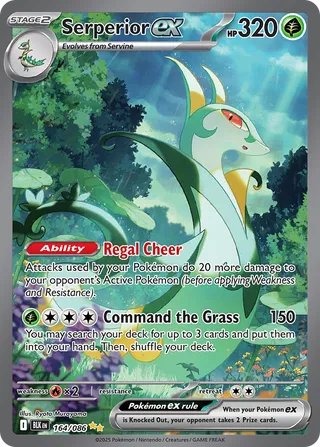 Serperior ex (Black Bolt 164/086)